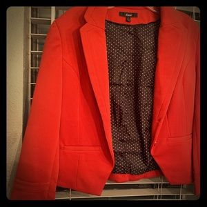 Red-Orange Blazer